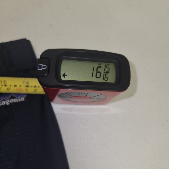 Patagonia Mens XL Full-Zip Nylon Windbreaker Pants Navy Blue Lightweight 2538 - Picture 7 of 9